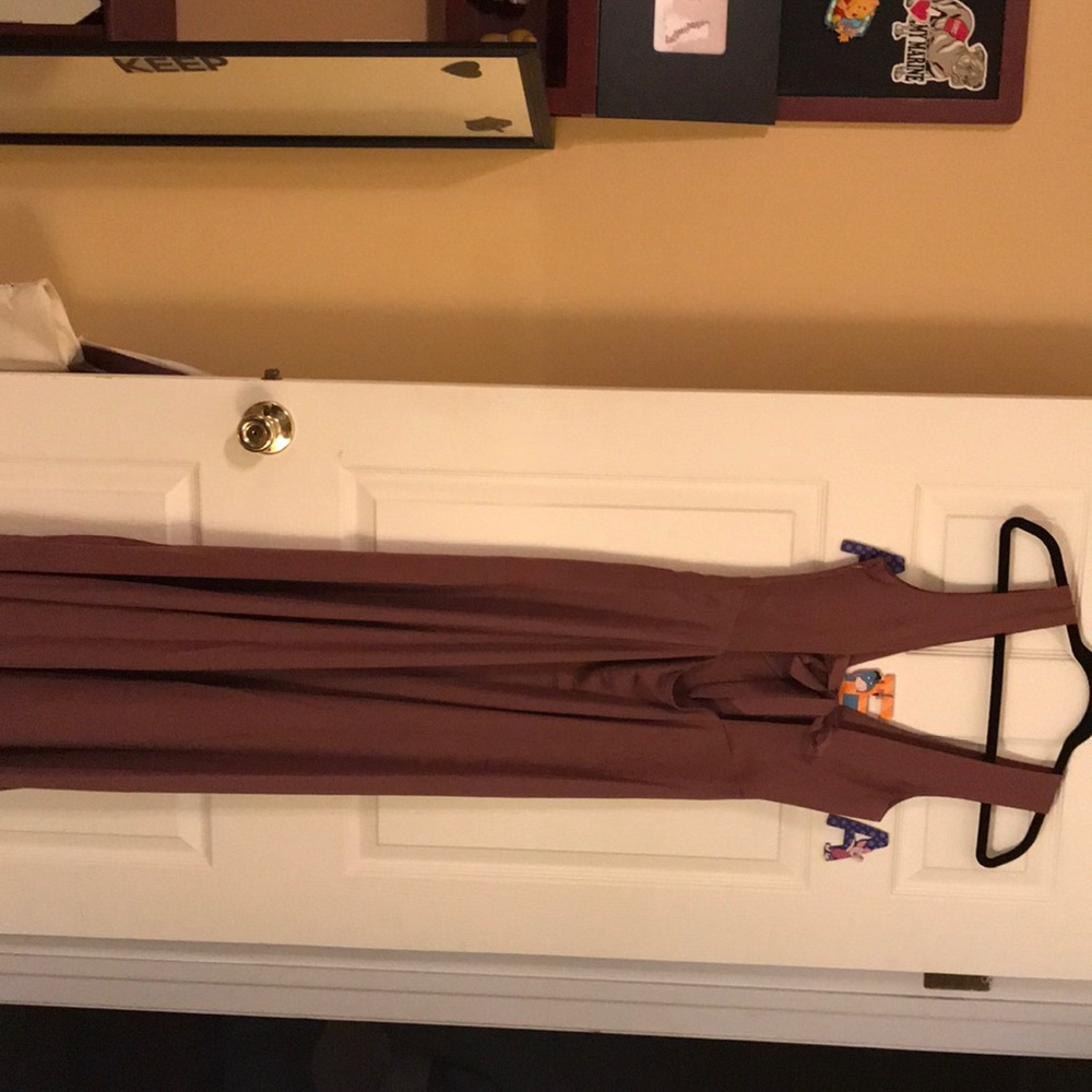 Pink maxi dress